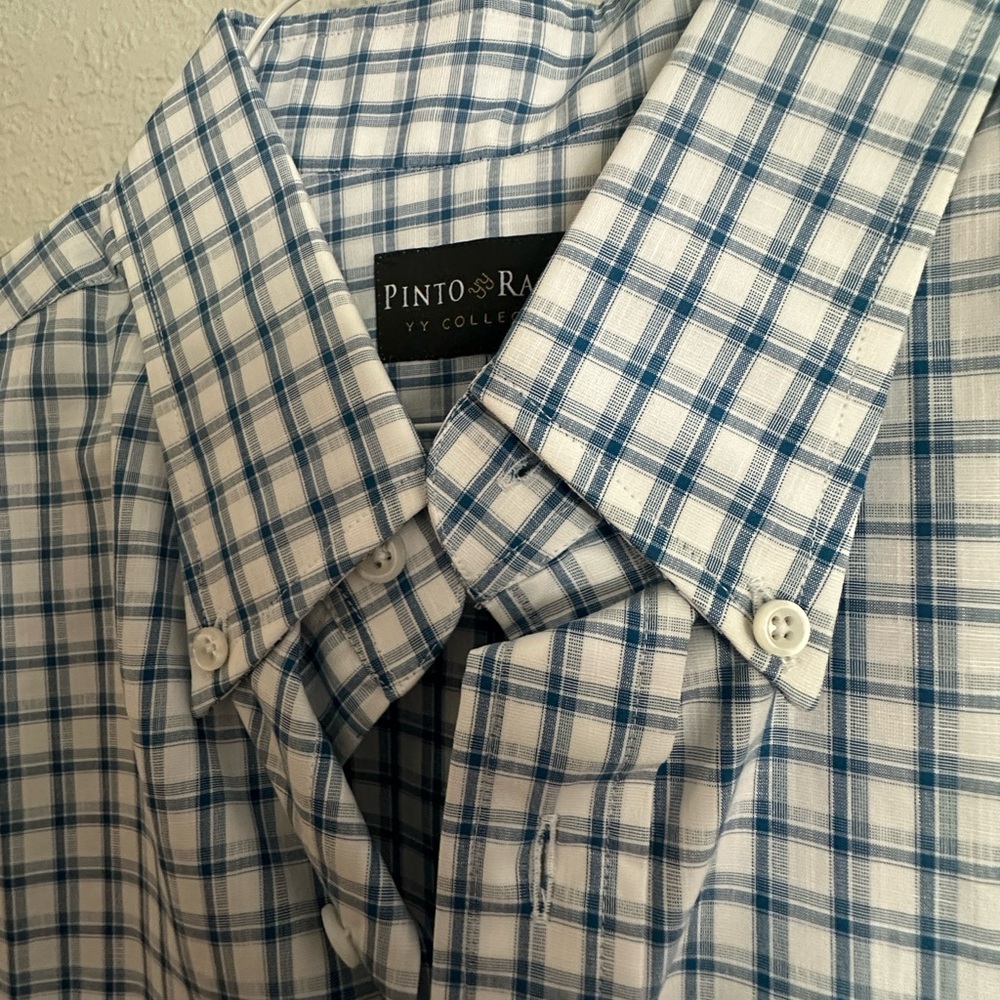 Hamilton Shirtmakers for Pinto Ranch Made in USA Sport Shirt Buttown Down Medium